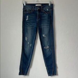 KanCan Estilo Distressed Jeans Medium Wash Size 26